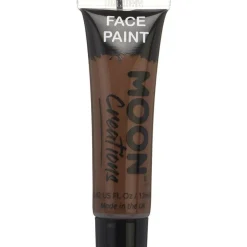 Party Delights Face Paint Tube - Brown 12Ml< Face Paints