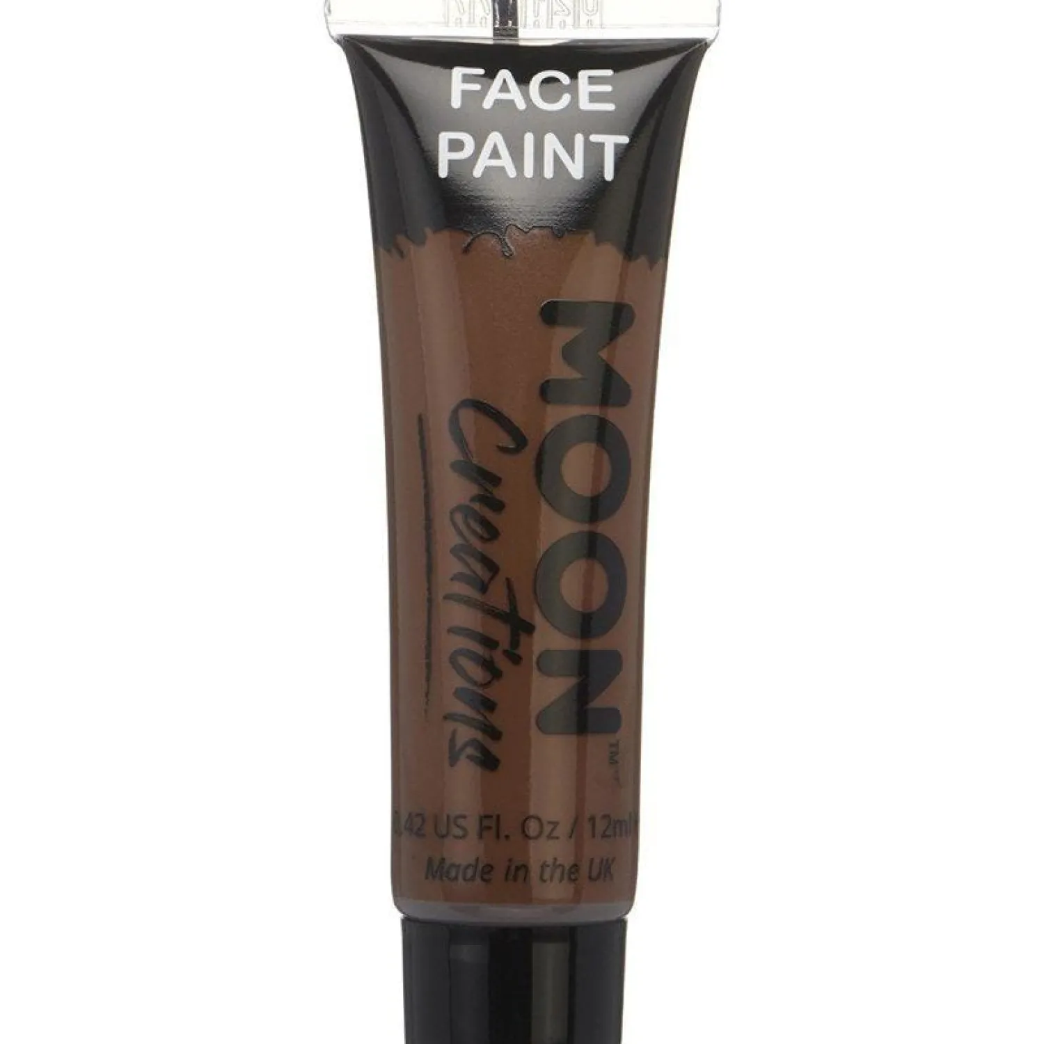 Party Delights Face Paint Tube - Brown 12Ml< Face Paints