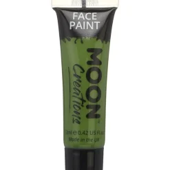 Party Delights Face Paint Tube - Green 12Ml< Face Paints