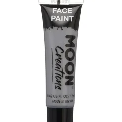 Party Delights Face Paint Tube - Grey 12Ml< Face Paints
