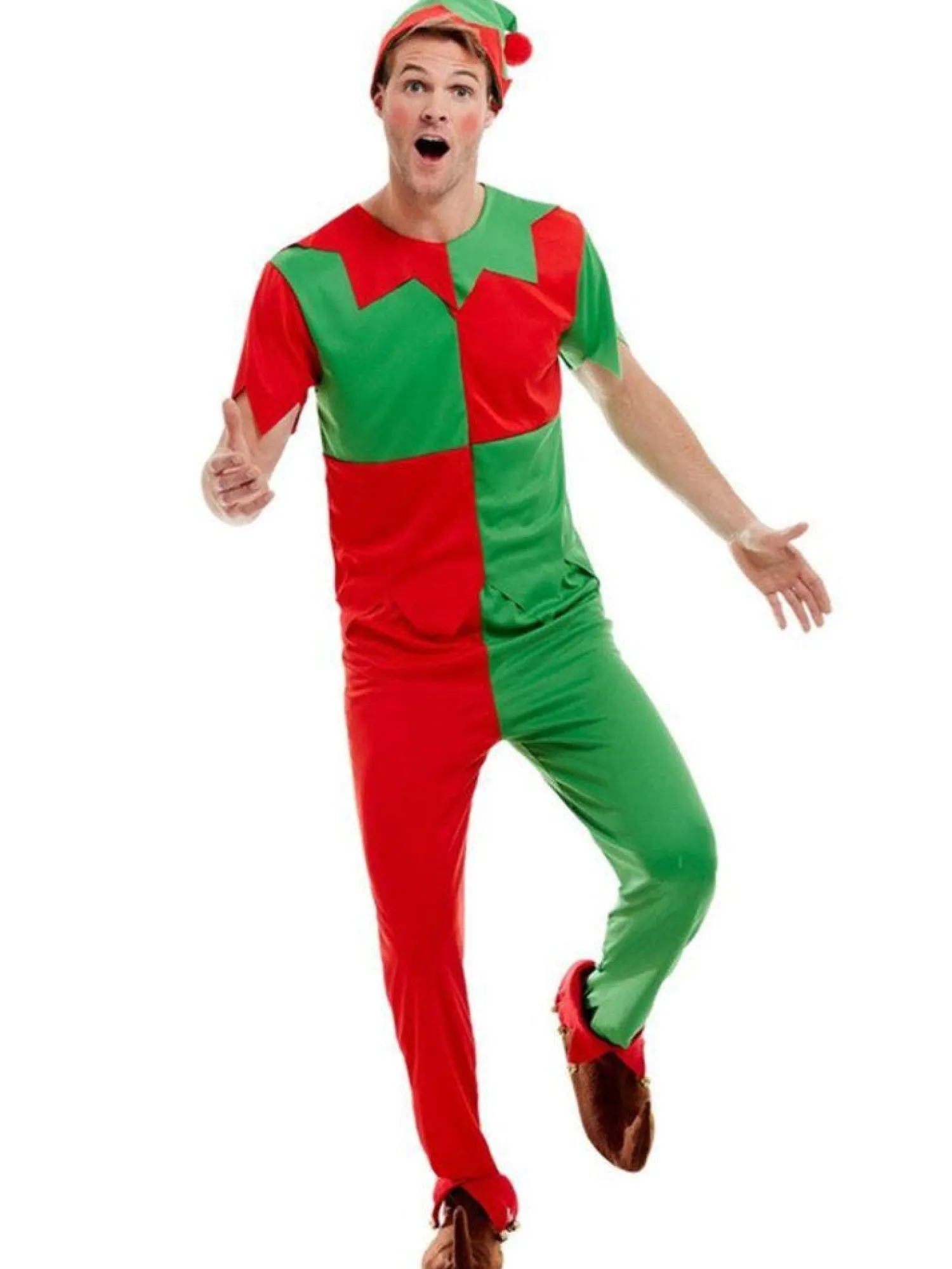 Festive Elf - Adult Costume<Party Delights Clearance