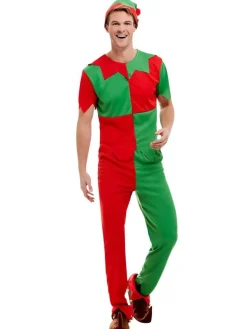 Festive Elf - Adult Costume<Party Delights Clearance
