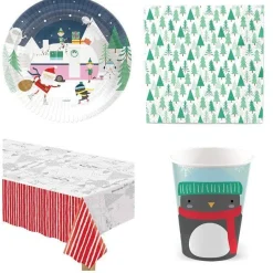 Festive Friends - Deluxe Party Pack For 8<Party Delights Hot