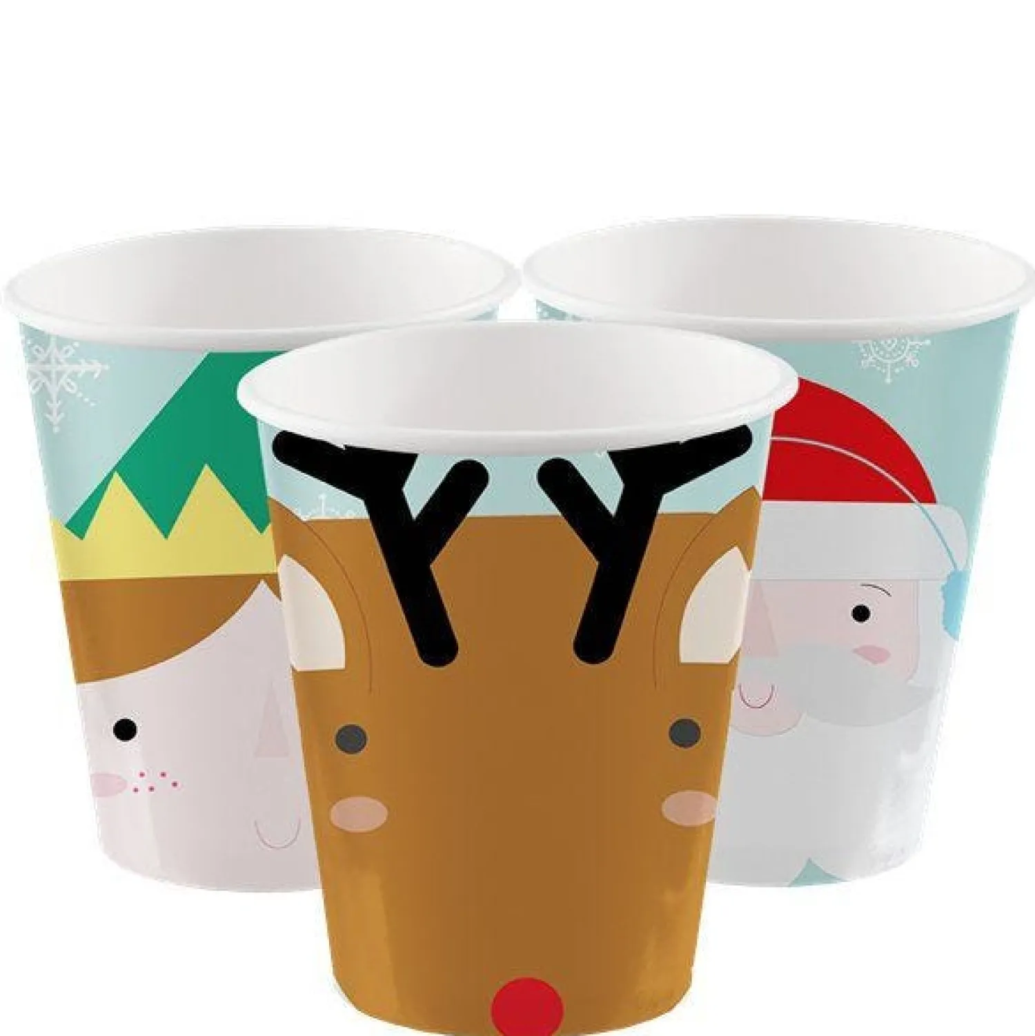 Festive Friends Cups - 250Ml (8Pk)<Party Delights New