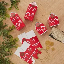 Fill Your Own Festive House Advent Calendar Boxes (24Pk)<Party Delights New