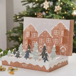 Fill Your Own Pop Up Festive Snow Scene Advent Calendar<Party Delights Online