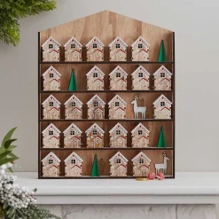 Fill Your Own Wooden House Advent Calendar - 37.5Cm X 30Cm<Party Delights New