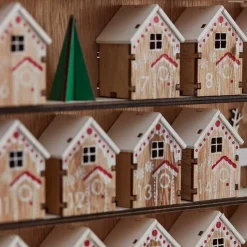 Fill Your Own Wooden House Advent Calendar - 37.5Cm X 30Cm<Party Delights New