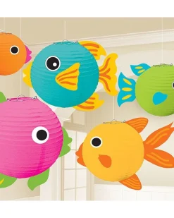 Party Delights Fish Lanterns - 24Cm (5Pk)< Lanterns