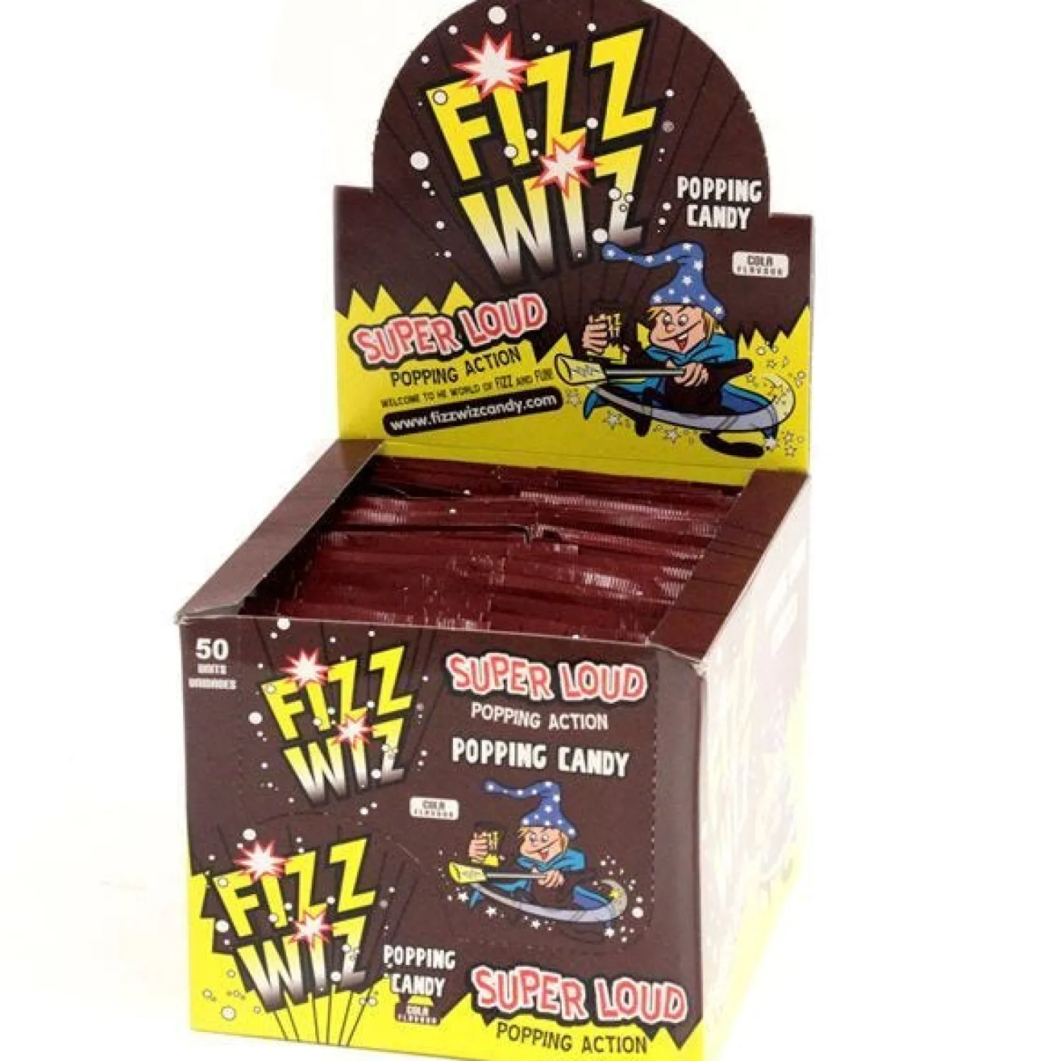 Party Delights Fizz Wiz Popping Candy - Cola Flavour X50< Sweets