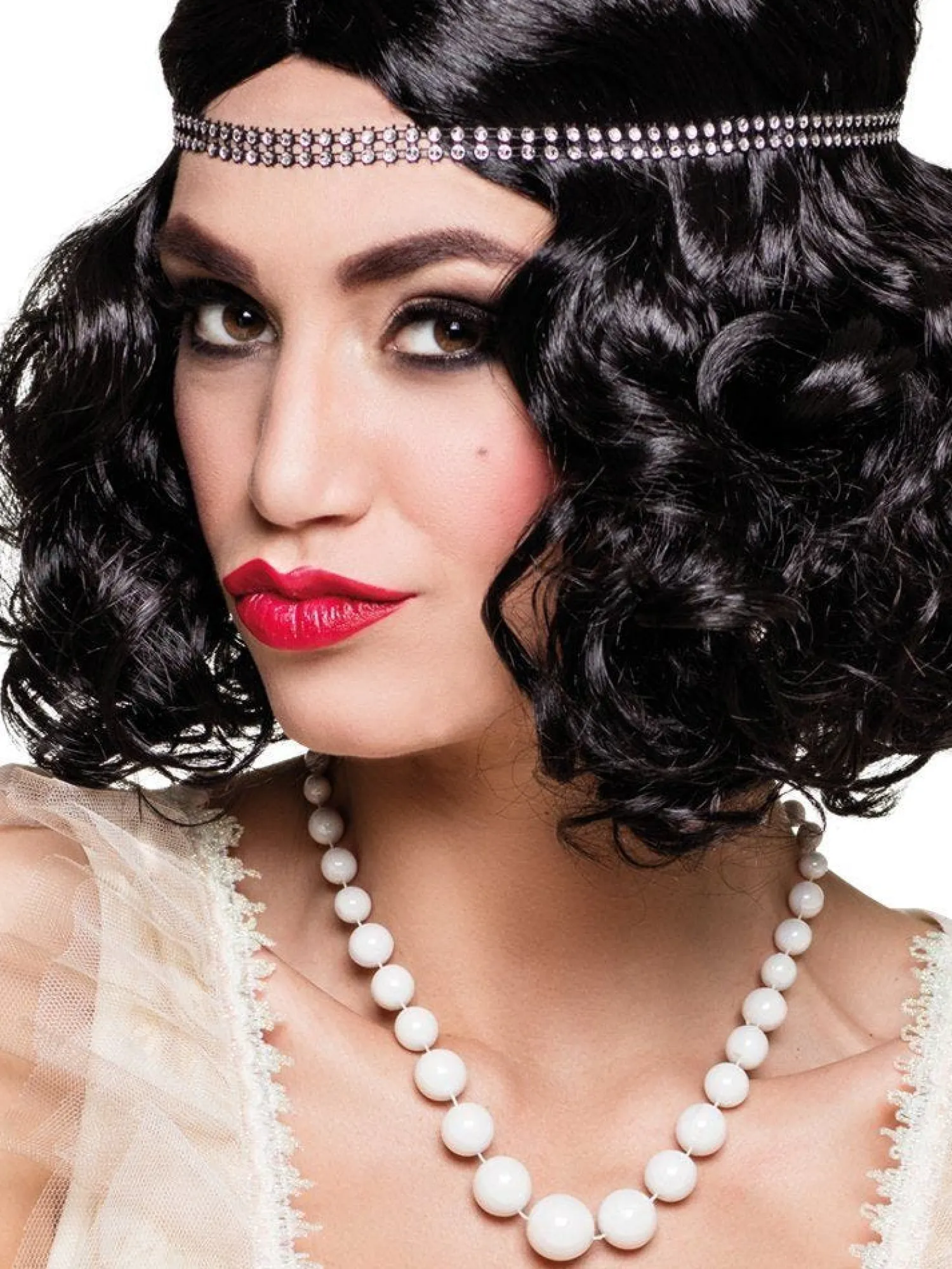 Party Delights Flapper Pearl Necklace< Costume Props