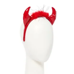 Fluffy Devil Horns Headband<Party Delights Hot