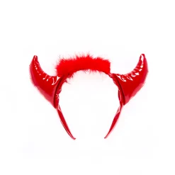 Fluffy Devil Horns Headband<Party Delights Hot