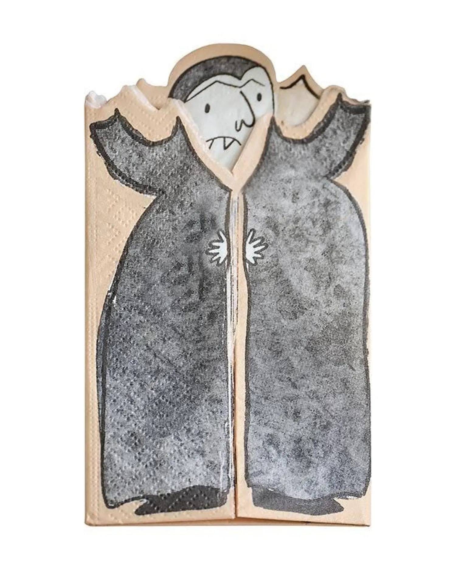 Fold Out Dracula Paper Napkins (16Pk)<Party Delights Online