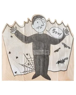Fold Out Dracula Paper Napkins (16Pk)<Party Delights Online
