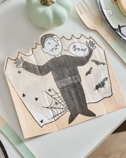 Fold Out Dracula Paper Napkins (16Pk)<Party Delights Online