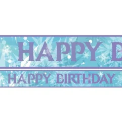 Party Delights Frozen Style Paper Banners - 1M (3Pk)< Banners