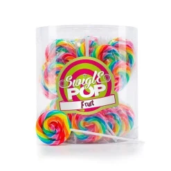 Party Delights Fruit Flavour Swigle Mini Lollipops X50< Sweets