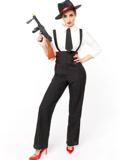 Gangster Lady - Adult Costume<Party Delights Online