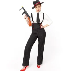 Gangster Lady - Adult Costume<Party Delights Online
