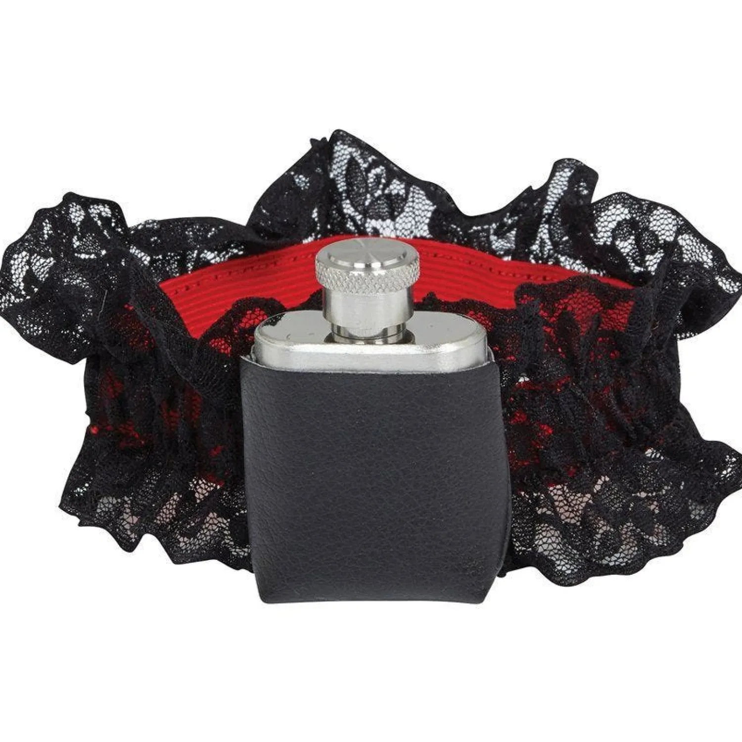 Party Delights Garter With Hip Flask< Costume Props