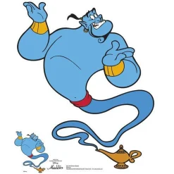 Party Delights Genie Disney Aladdin Cardboard Cutout - 88Cm X 72Cm< Cardboard Cut Outs