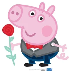 Party Delights George Pig Rose Peppa Pig Cardboard Cutout - 60Cm X 58Cm< Cardboard Cut Outs