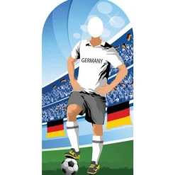 Party Delights Germany Football Stand-In Cardboard Photo Prop - 190Cm X 96Cm< Cardboard Cut Outs