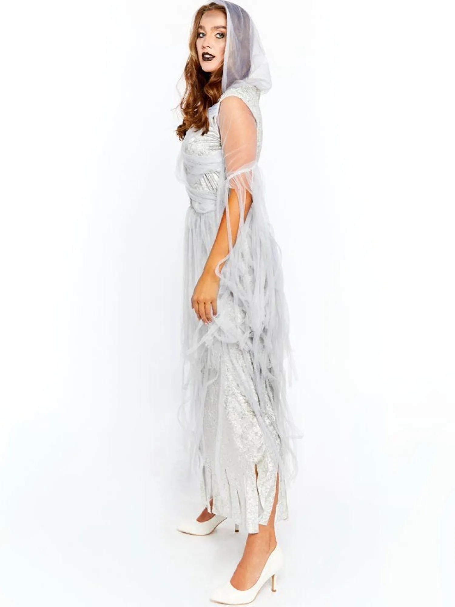Ghostly Spirit - Adult Costume<Party Delights Online