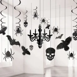 Party Delights Glitter Chandelier Decorations Kit - 60Cm (17Pk)< Hanging Decorations