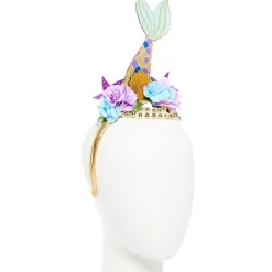Party Delights Glitter Floral Mermaid Headband< Hats & Headwear