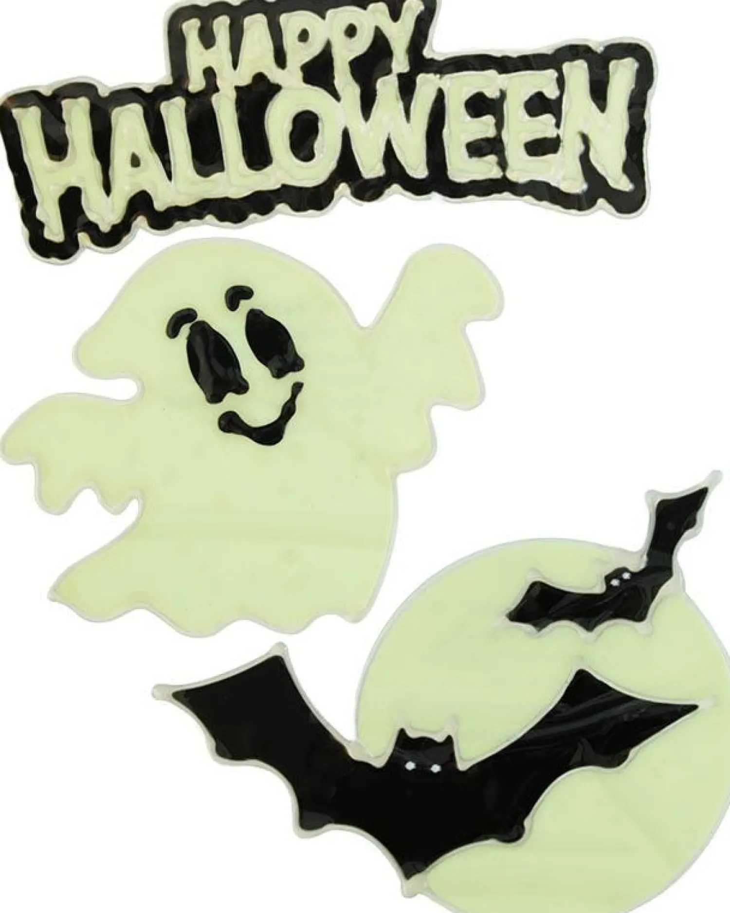 Glow In The Dark Window Clings - 20Cm - Assorted<Party Delights Best