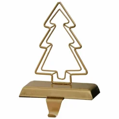 Gold Christmas Tree Stocking Holder - 17Cm<Party Delights Online
