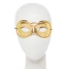 Party Delights Gold Domino Masquerade Mask< Masks