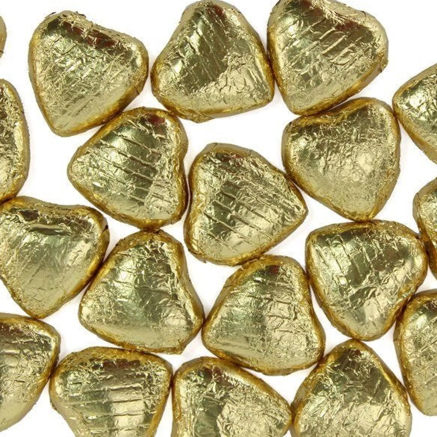 Party Delights Gold Foil Chocolate Hearts X20< Chocolates