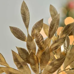 Party Delights Gold Foliage Stems - 37Cm (5Pk)< Flowers & Foliage