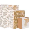 Gold Glitter Gift Bag Set (3Pk)<Party Delights New