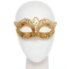 Party Delights Gold Glitter Mask< Masks