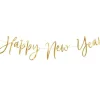 Party Delights Gold 'Happy New Year' Foil Paper Letter Banner - 66Cm< Banners