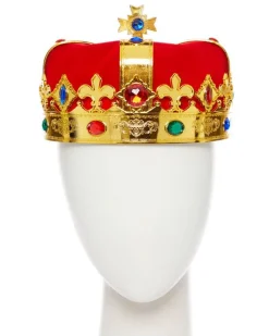 Party Delights Gold King's Crown - Child< Hats & Headwear