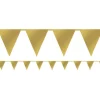 Party Delights Gold Paper Bunting - 4.5M< Bunting