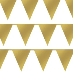 Party Delights Gold Paper Bunting - 4.5M< Bunting