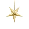 Gold Paper Hanging Star - 30Cm<Party Delights