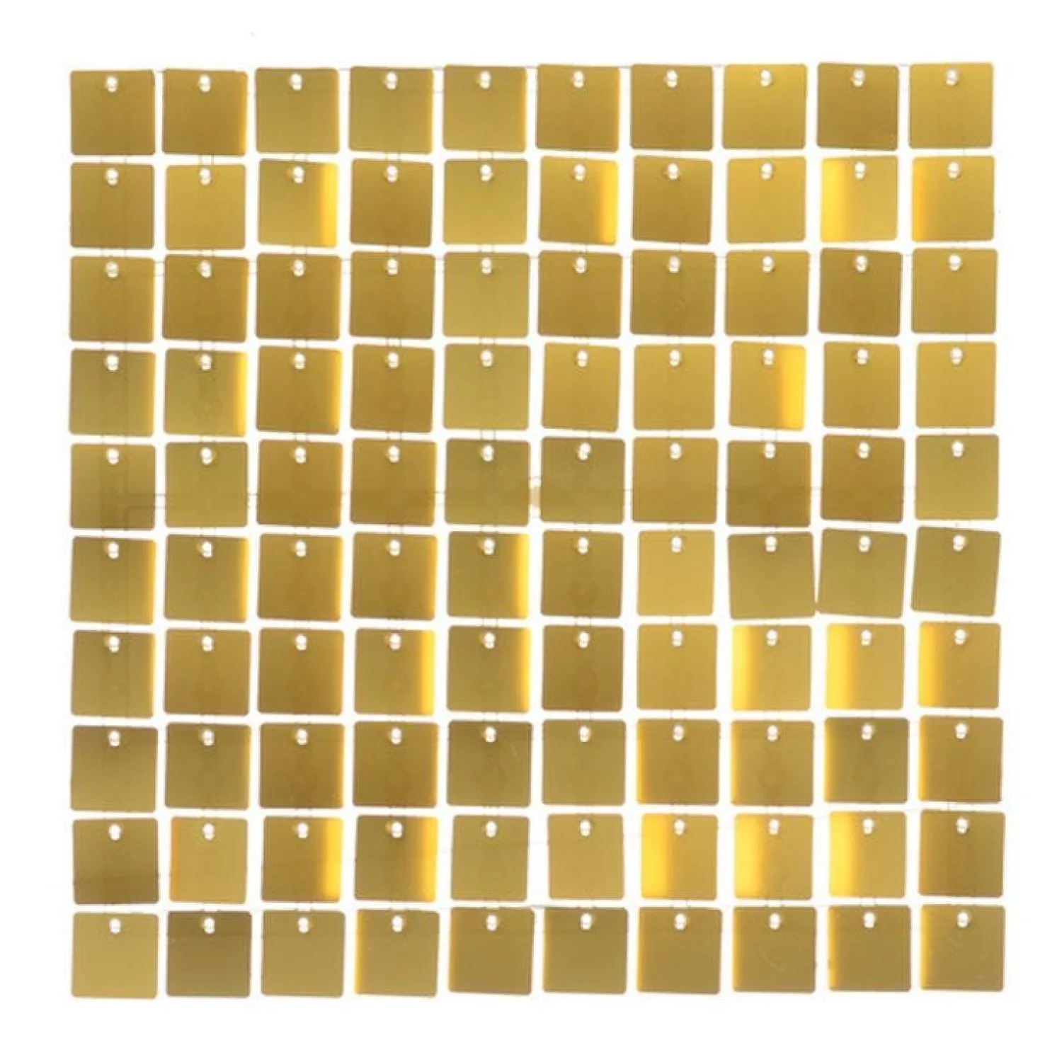 Party Delights Gold Sequin Acrylic Backed Wall Panel - 30Cm X 30Cm< Party Backdrops
