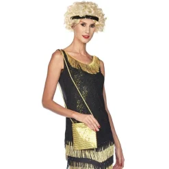 Party Delights Gold Sequin Bag< Costume Props
