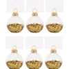 Gold Star Confetti Place Card Holders - 5 X 5Cm (6Pk)<Party Delights Sale