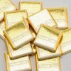 Party Delights Gold 'Thank You' Chocolate Neapolitans X50< Chocolates