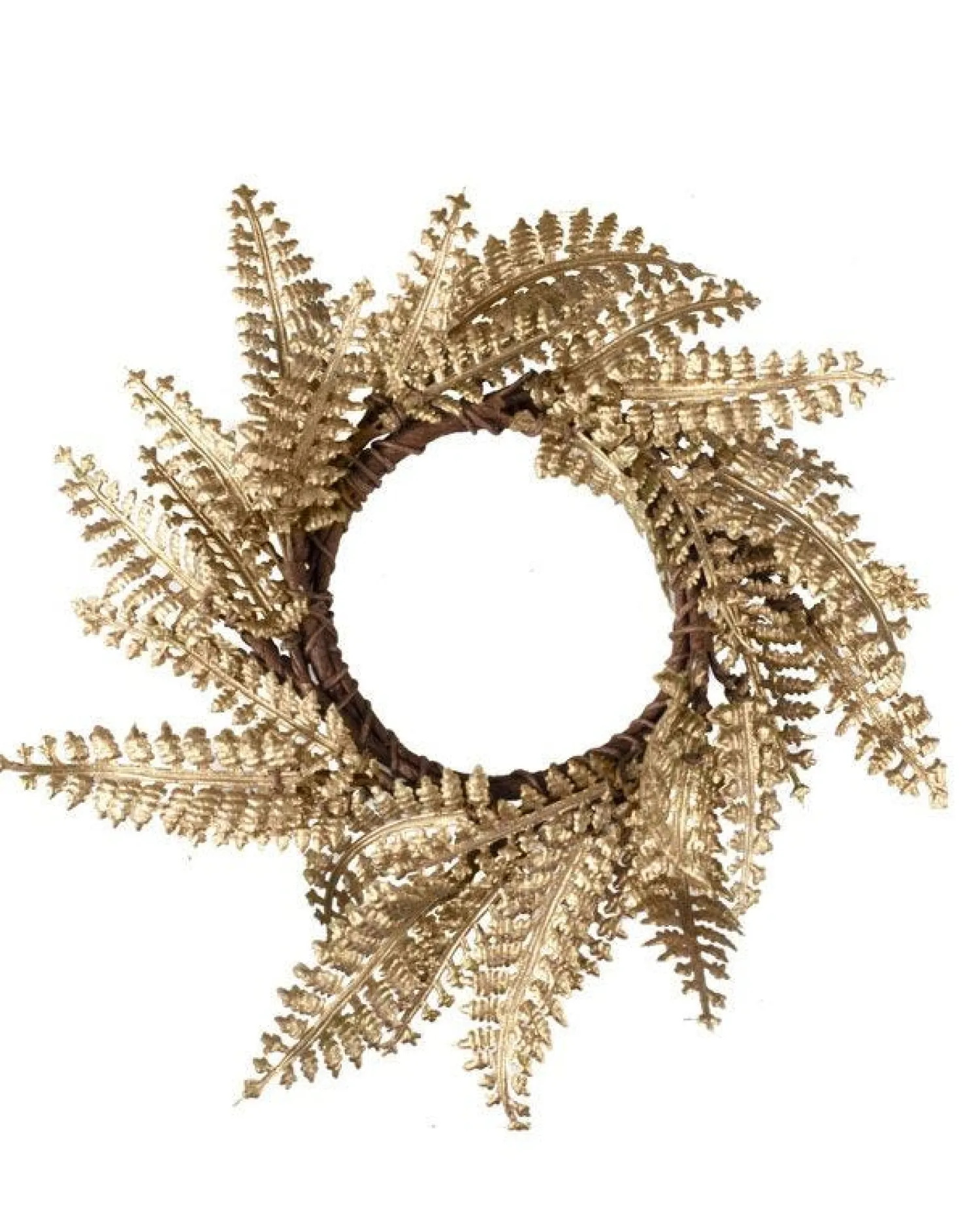 Gold Wreath Napkin Rings (4Pk)<Party Delights Clearance