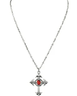 Gothic Cross Necklace<Party Delights