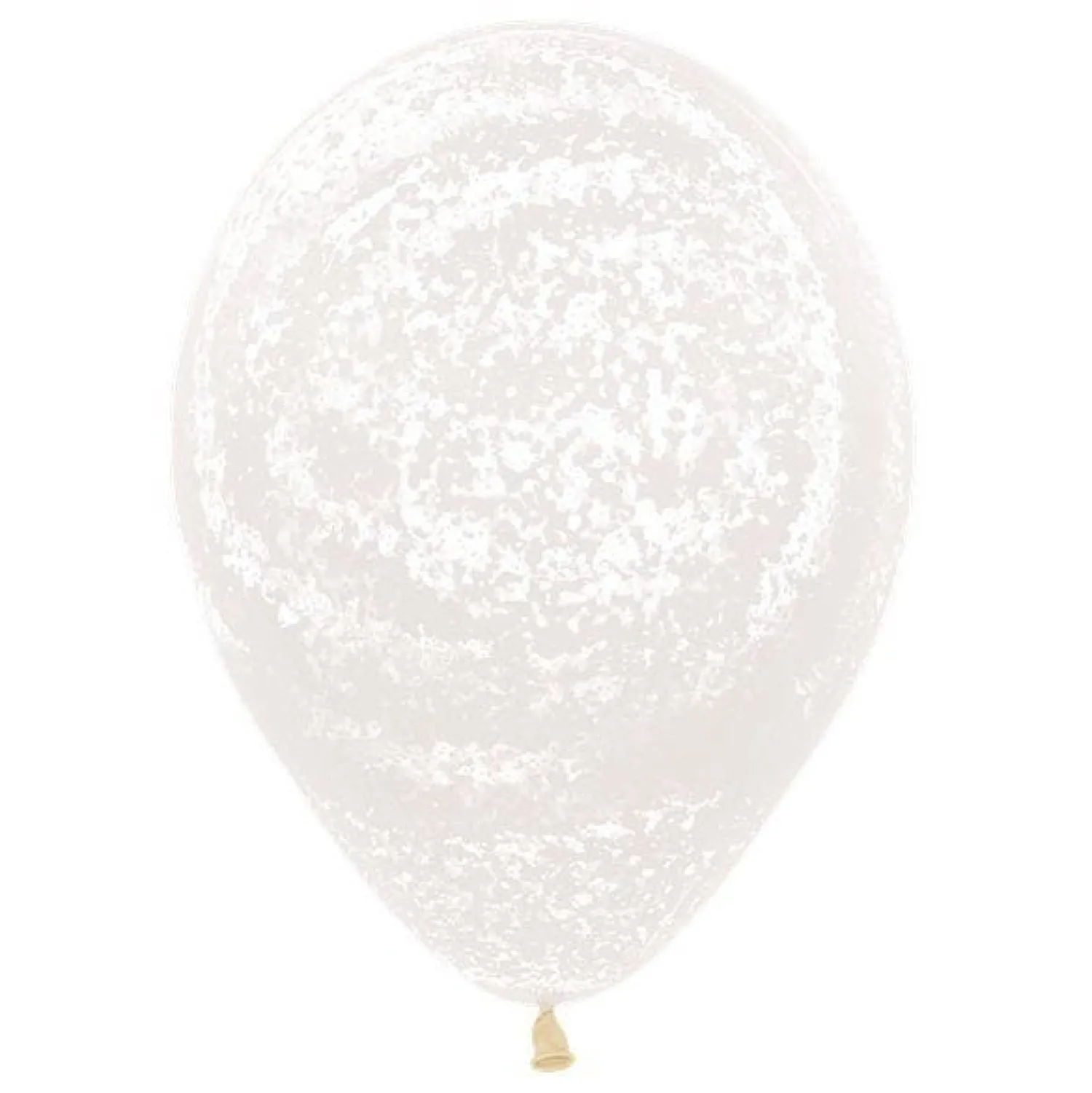 Graffiti Frosty White Balloons - 12" Latex (25Pk)<Party Delights Best